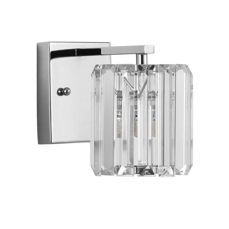 Coco Prism Vintage Metal/Glass Classic Glam LED Vanity Light - JONATHAN Y
