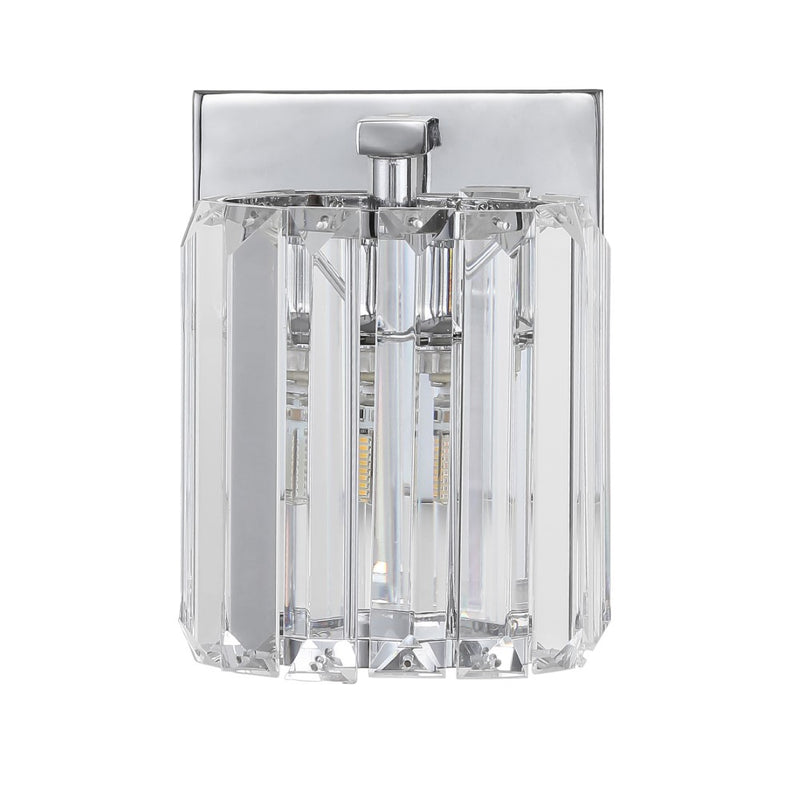 Coco Prism Vintage Metal/Glass Classic Glam LED Vanity Light - JONATHAN Y