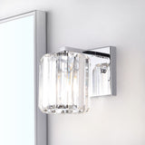 Coco Prism Vintage Metal/Glass Classic Glam LED Vanity Light - JONATHAN Y