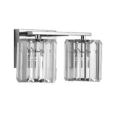 Coco Prism Vintage Metal/Glass Classic Glam LED Vanity Light - JONATHAN Y