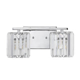 Coco Prism Vintage Metal/Glass Classic Glam LED Vanity Light - JONATHAN Y