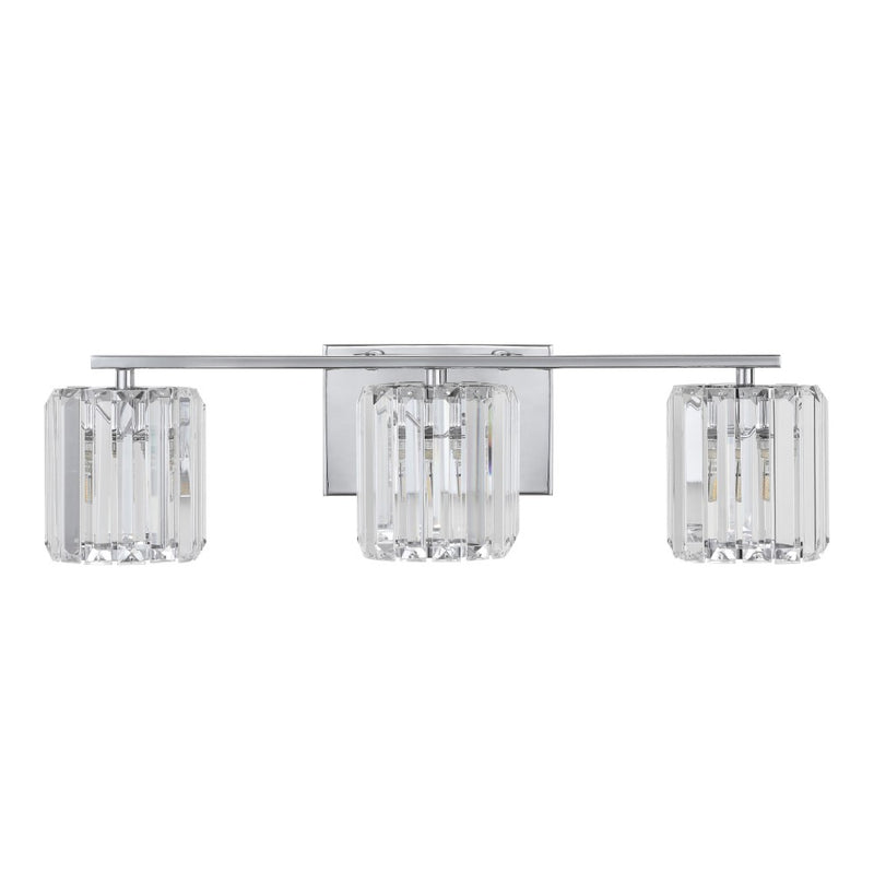 Coco Prism Vintage Metal/Glass Classic Glam LED Vanity Light - JONATHAN Y