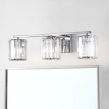 Coco Prism Vintage Metal/Glass Classic Glam LED Vanity Light - JONATHAN Y