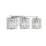 Coco Prism Vintage Metal/Glass Classic Glam LED Vanity Light - JONATHAN Y