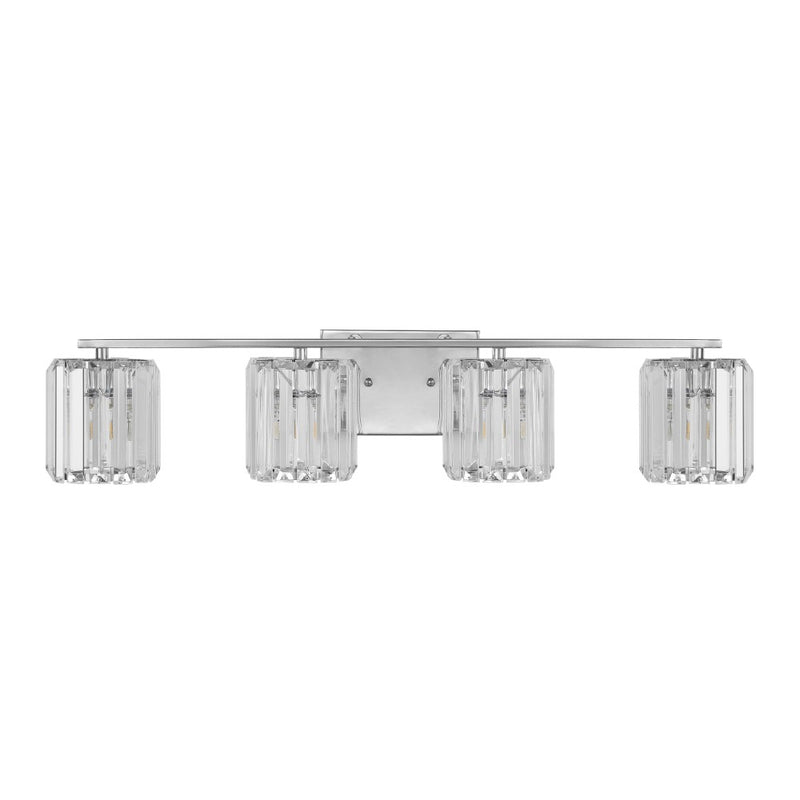 Coco Prism Vintage Metal/Glass Classic Glam LED Vanity Light