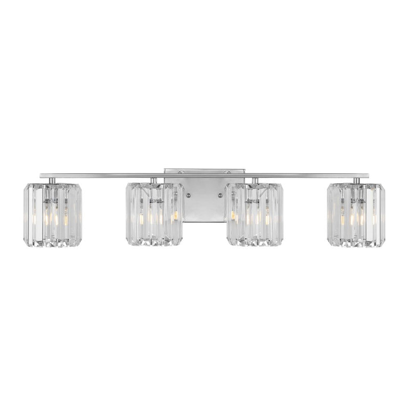 Coco Prism Vintage Metal/Glass Classic Glam LED Vanity Light