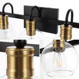 Marais Iron/Glass Rustic Vintage LED Vanity Light