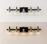 Marais Iron/Glass Rustic Vintage LED Vanity Light