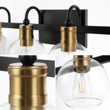 Marais Iron/Glass Rustic Vintage LED Vanity Light