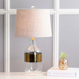 Stevens 25.5" Glass LED Table Lamp - JONATHAN Y
