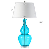 Dixon 33.5" Glass LED Table Lamp - JONATHAN Y