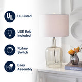 Augustine 26" Glass LED Table Lamp