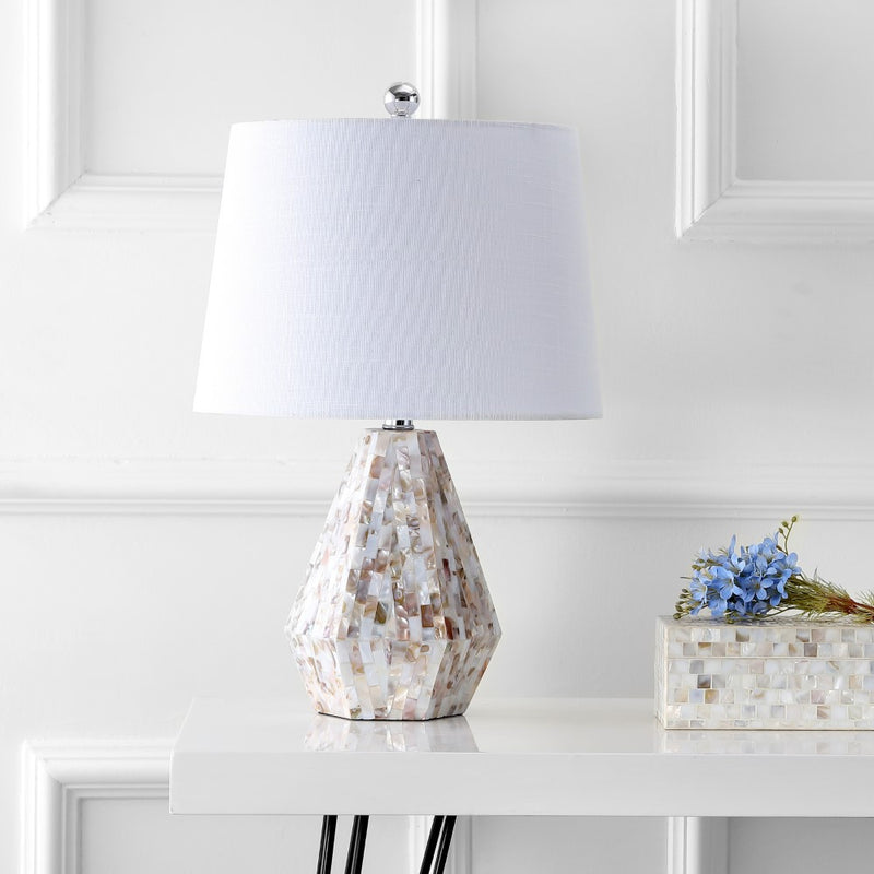 Isabella 21" Seashell LED Table Lamp - JONATHAN Y