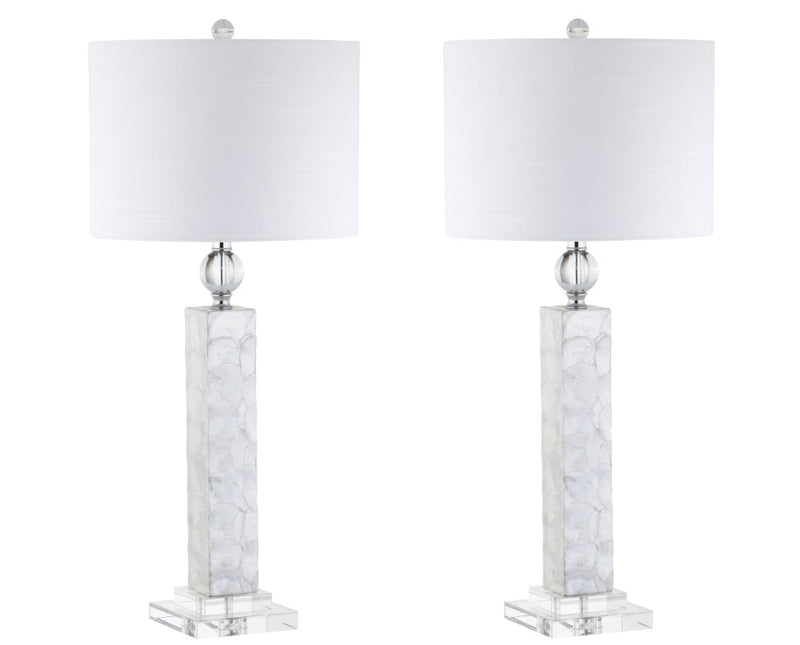 Bailey 32" LED Seashell Table Lamp - JONATHAN Y