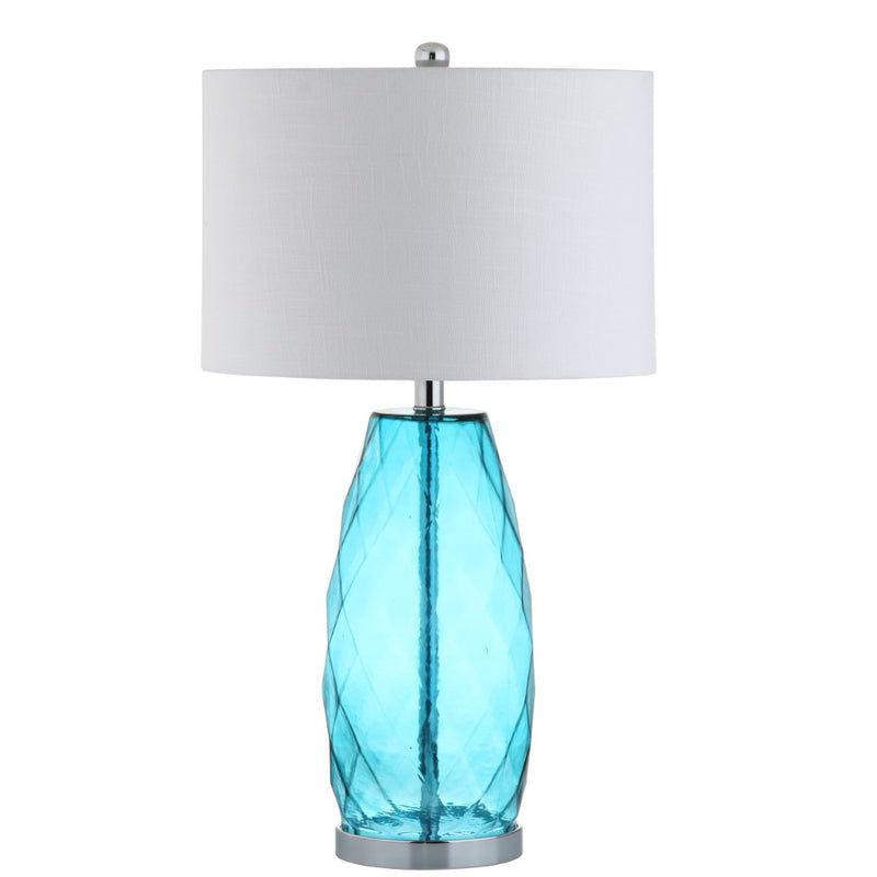 Juliette 26.5" Glass/Metal LED Table Lamp - JONATHAN Y