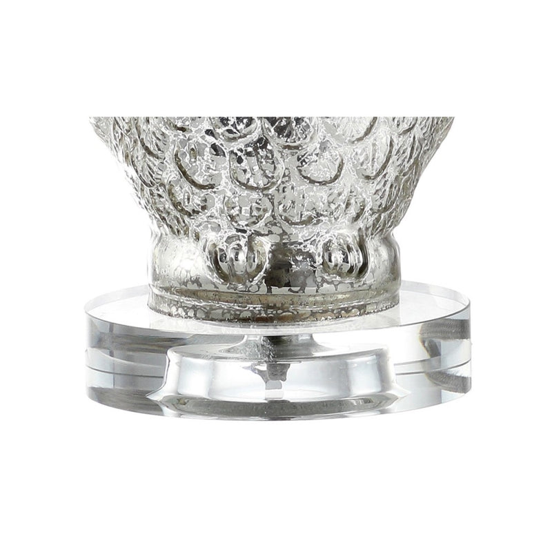 Night Owl 19" Glass/Crystal LED Table Lamp - JONATHAN Y