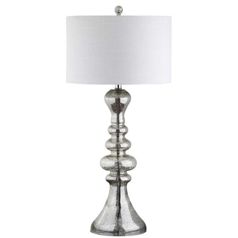 Madeline 35" Curved Glass LED Table Lamp - JONATHAN Y