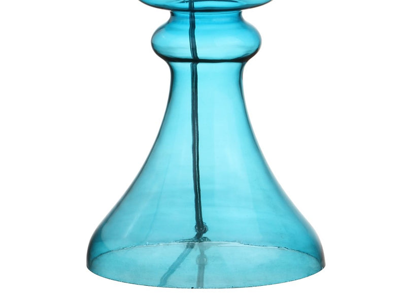 Madeline 35" Curved Glass LED Table Lamp - JONATHAN Y