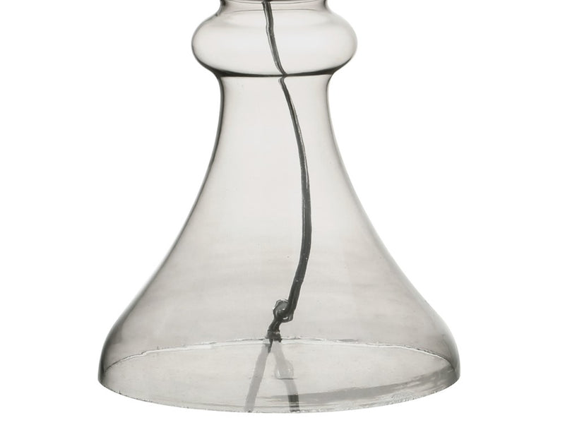 Madeline 35" Curved Glass LED Table Lamp - JONATHAN Y
