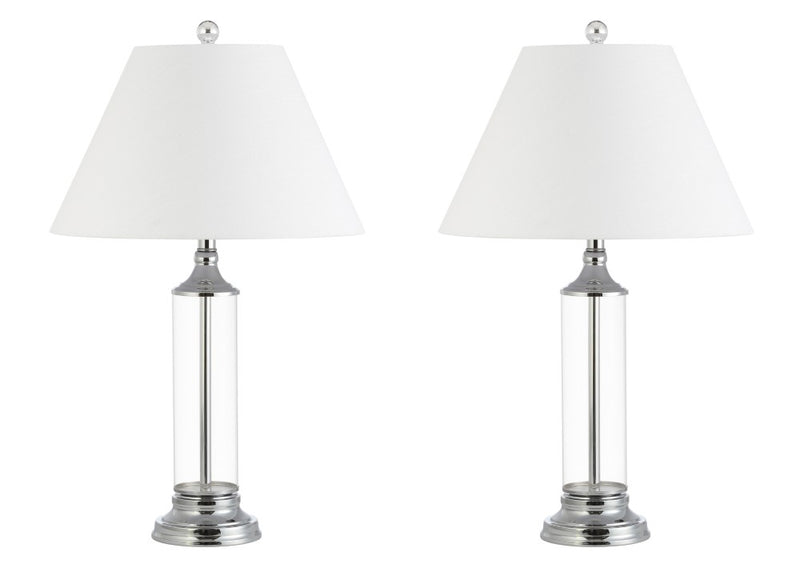 Astor 29" Glass LED Table Lamp - JONATHAN Y