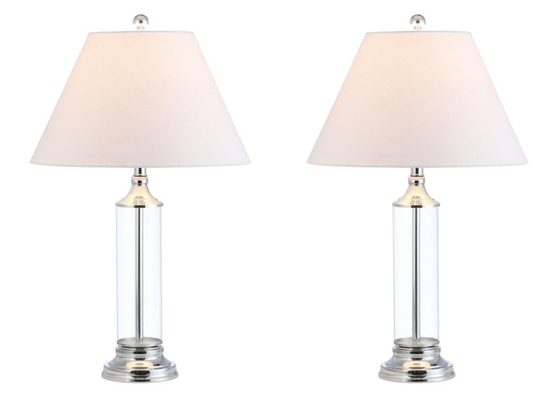 Astor 29" Glass LED Table Lamp - JONATHAN Y