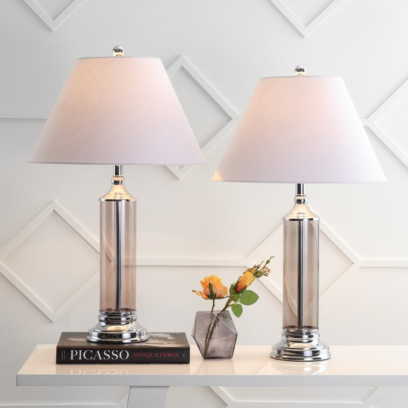 Astor 29" Glass LED Table Lamp - JONATHAN Y