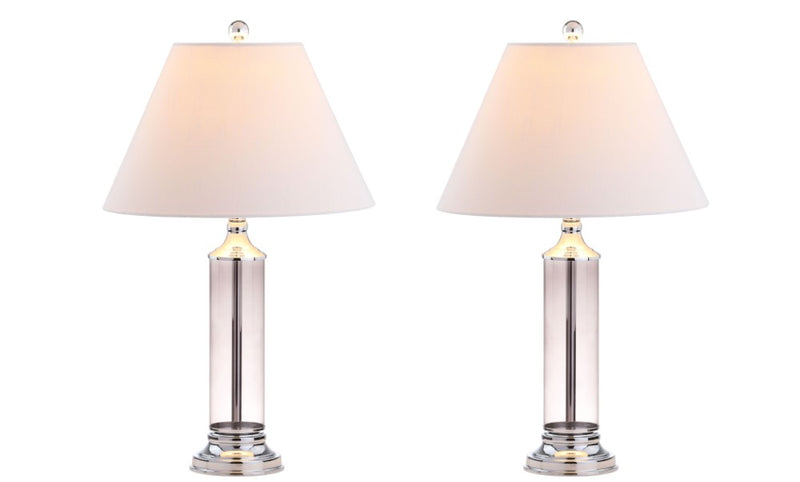 Astor 29" Glass LED Table Lamp - JONATHAN Y