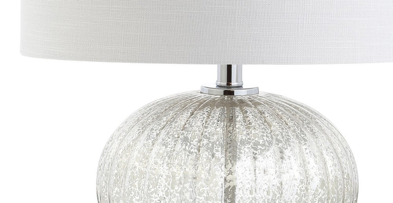 Judith 21" Mercury Glass LED Table Lamp - JONATHAN Y