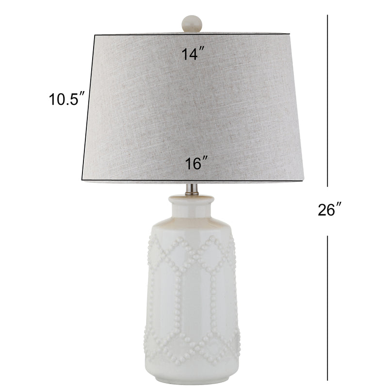 Alice 26" Ceramic LED Table Lamp - JONATHAN Y