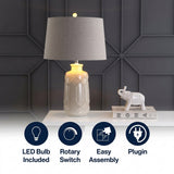 Alice 26" Ceramic LED Table Lamp Cream – ICONS