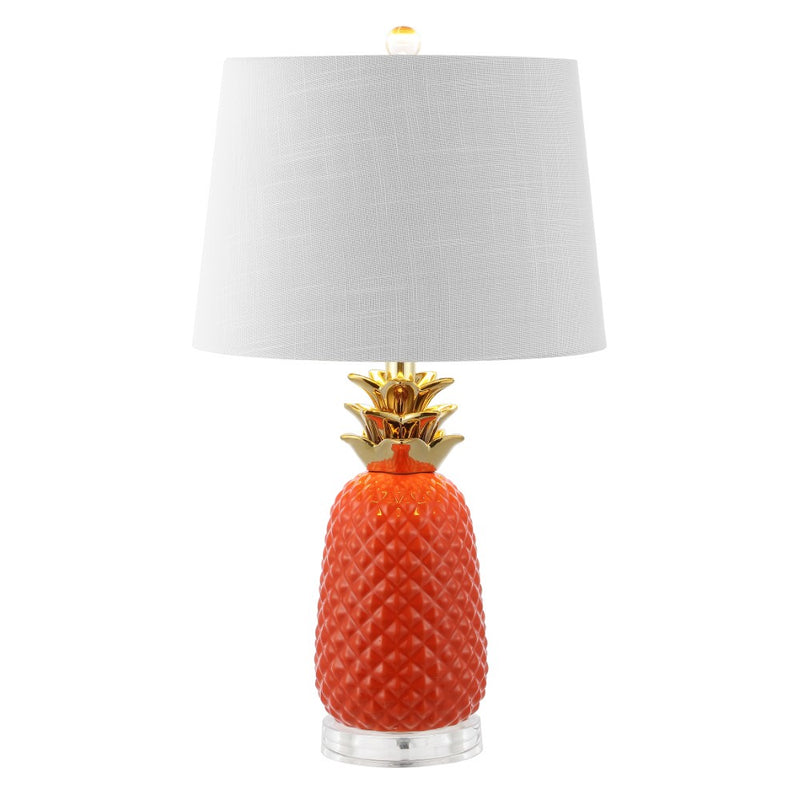 Pineapple 23" Ceramic LED Table Lamp - JONATHAN Y