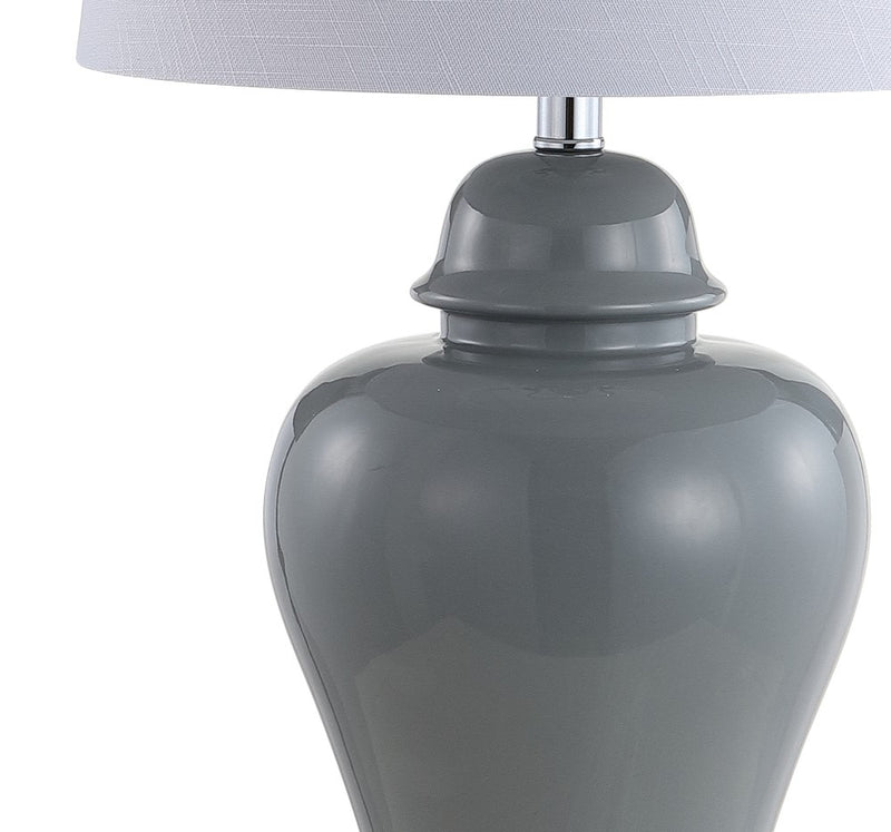 Winnie 27" Ceramic Urn LED Table Lamp - JONATHAN Y