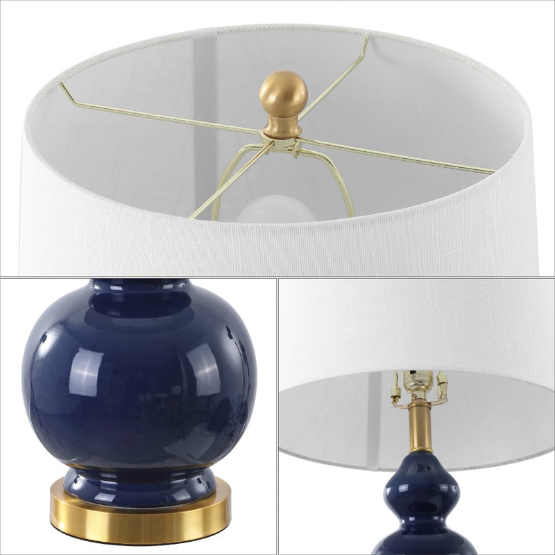 Bowen 27.5" Ceramic LED Table Lamp - JONATHAN Y