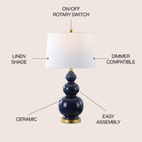 Bowen 27.5" Ceramic LED Table Lamp