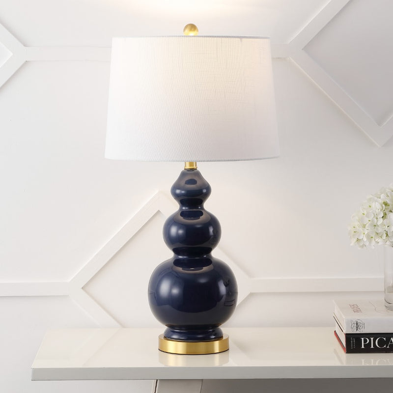 Bowen 27.5" Ceramic LED Table Lamp - JONATHAN Y