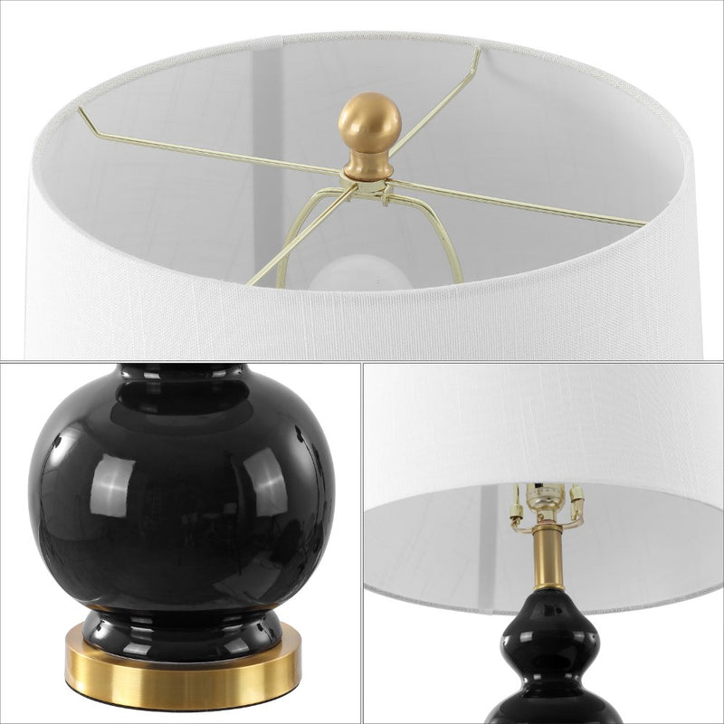 Bowen 27.5" Ceramic LED Table Lamp - JONATHAN Y