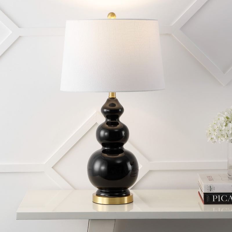 Bowen 27.5" Ceramic LED Table Lamp - JONATHAN Y