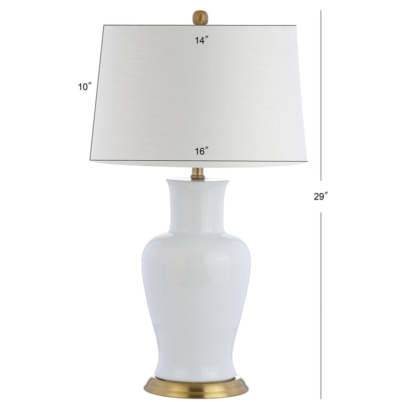 Julian 29" Ceramic LED Table Lamp - JONATHAN Y