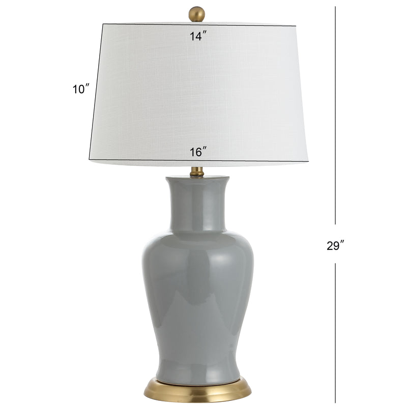 Julian 29" Ceramic LED Table Lamp - JONATHAN Y