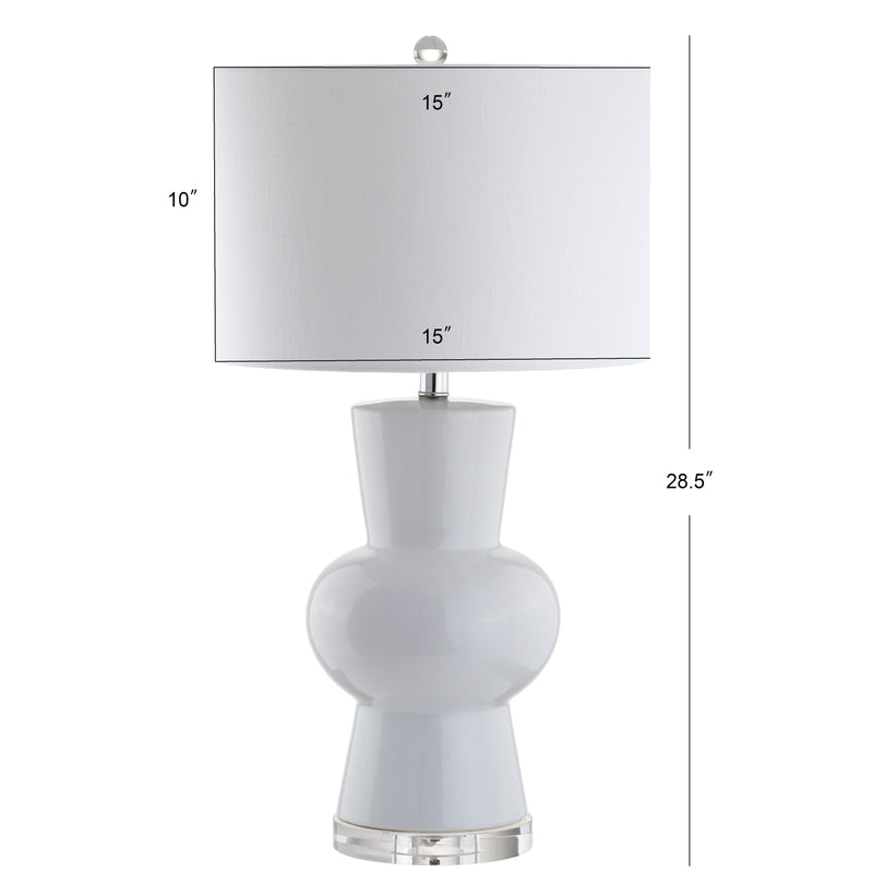 Julia 28.5" Ceramic LED Table Lamp - JONATHAN Y