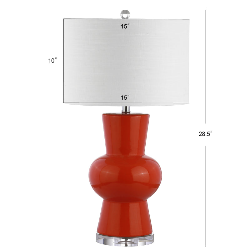 Julia 28.5" Ceramic LED Table Lamp - JONATHAN Y