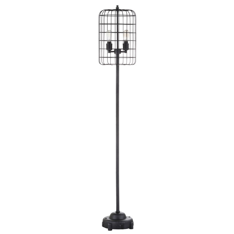 Odette 65" Industrial Metal Floor Lamp - JONATHAN Y