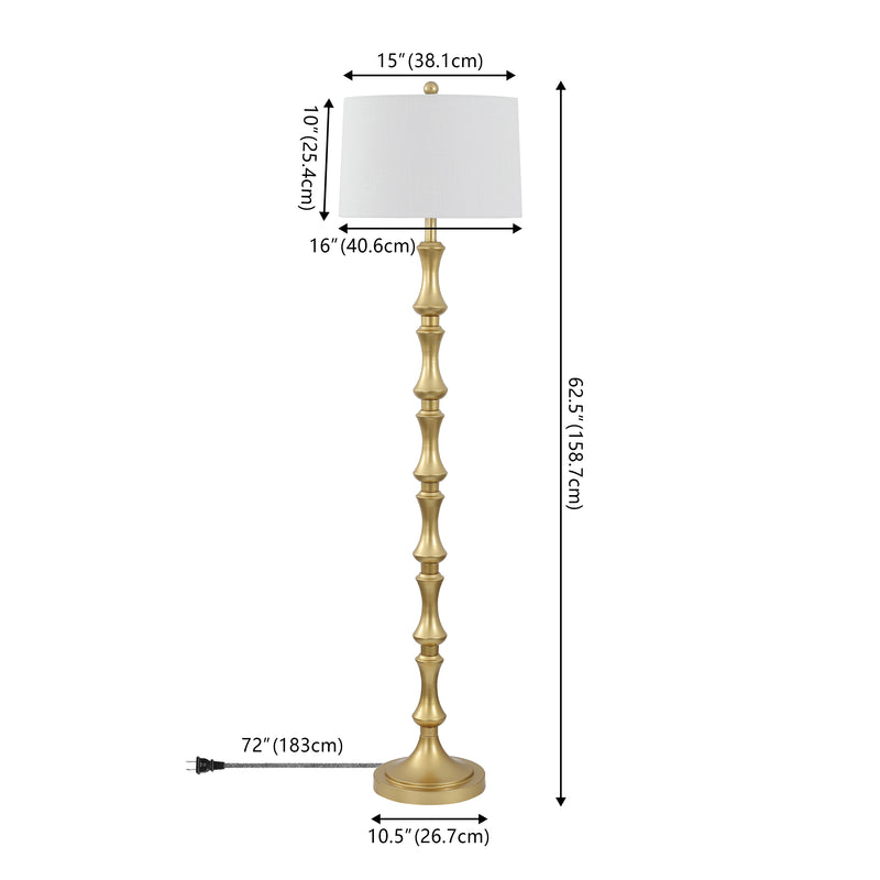 Jaxon 62.5" Metal LED Floor Lamp