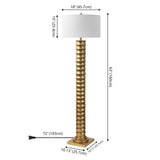 Serena 63" Metal LED Floor Lamp