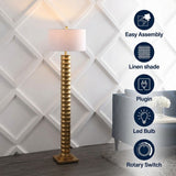 Serena 63" Metal LED Floor Lamp Gold Painting – ICONS