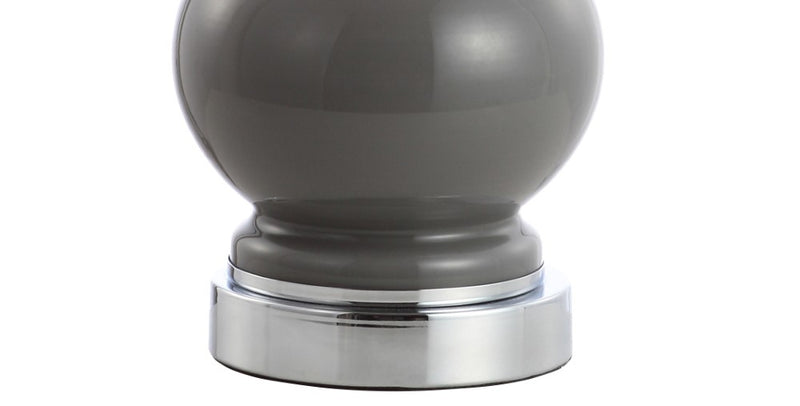 Cox 22" Glass/Metal LED Table Lamp - JONATHAN Y
