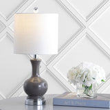 Cox 22" Glass/Metal LED Table Lamp - JONATHAN Y