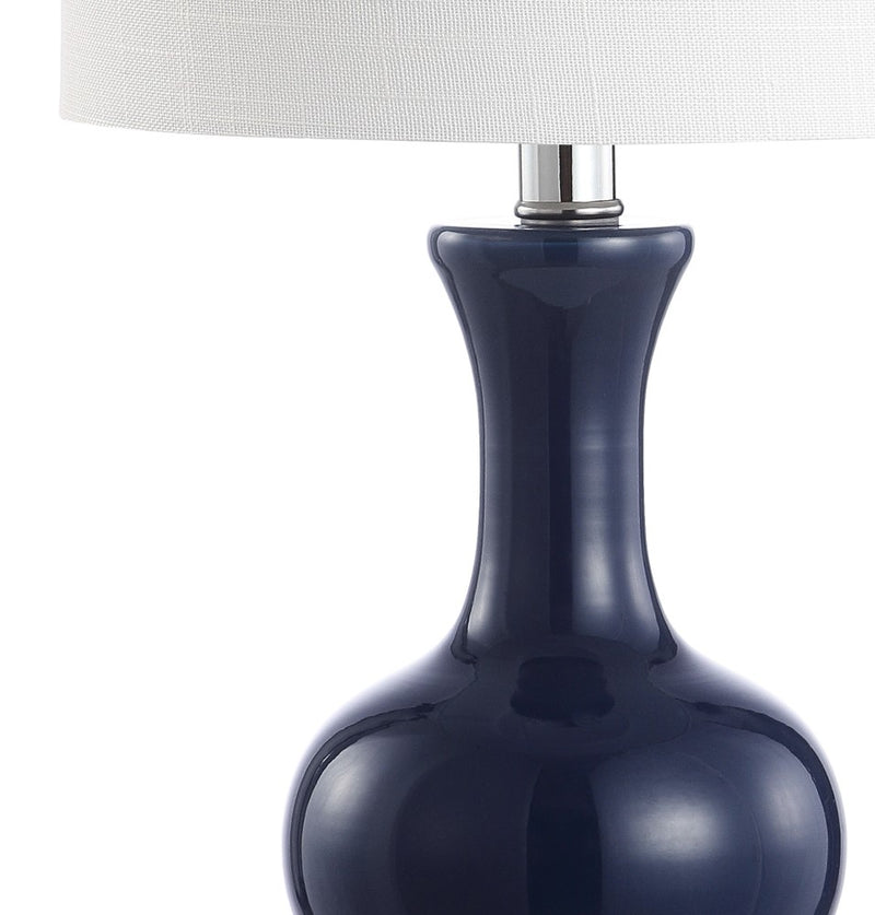 Cox 22" Glass/Metal LED Table Lamp Set 2