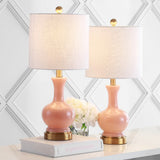 Cox 22" Glass/Metal LED Table Lamp - JONATHAN Y