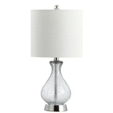 Playa 21" Metal/Bubble Glass LED Table Lamp - JONATHAN Y